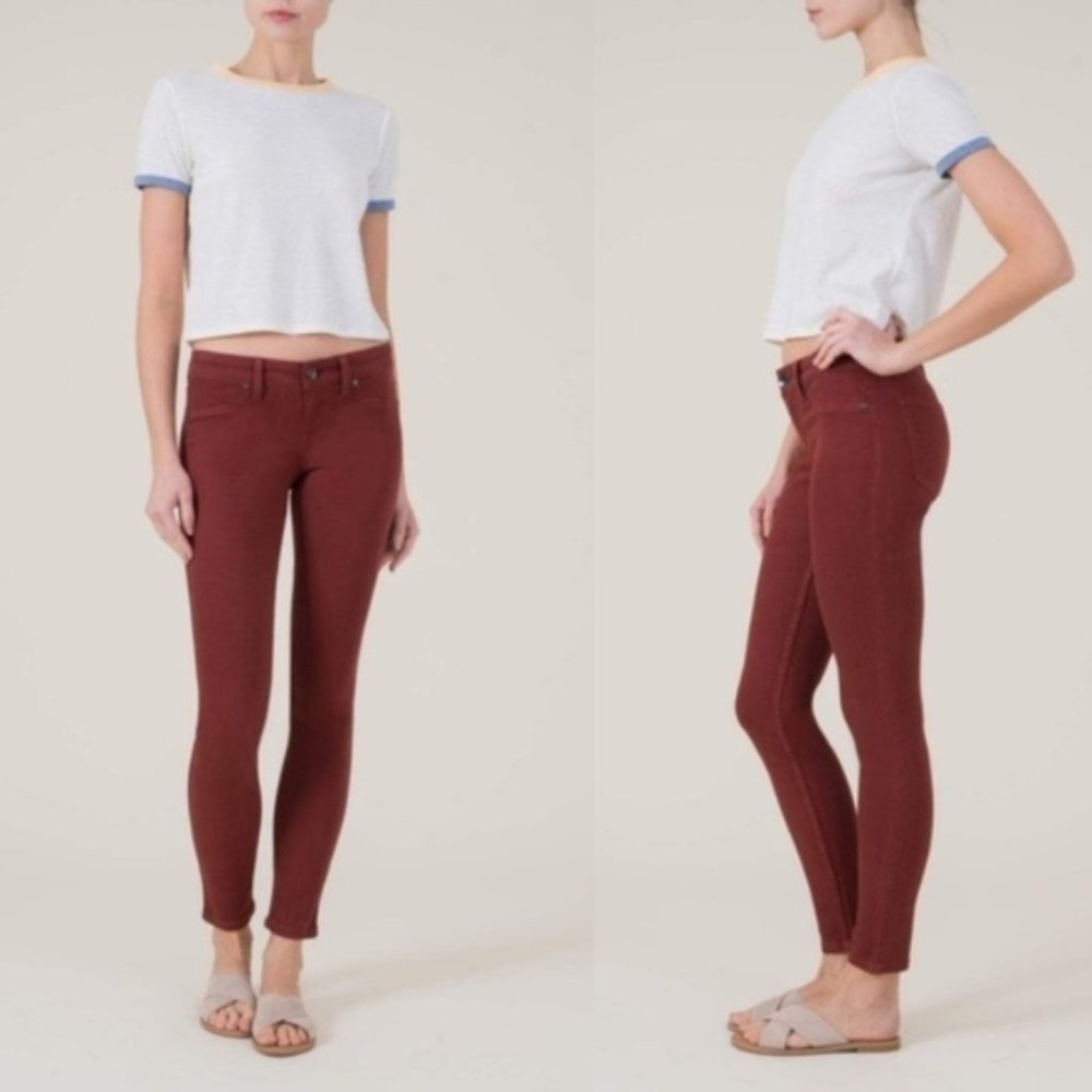 Anthropologie Level 99 Janice Ultra Skinny in Red